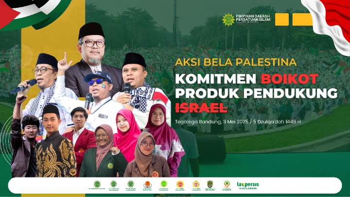 Aksi Bela Palestina, Persatuan Islam Kabupaten Sukoharjo Mengajak Turun Aksi